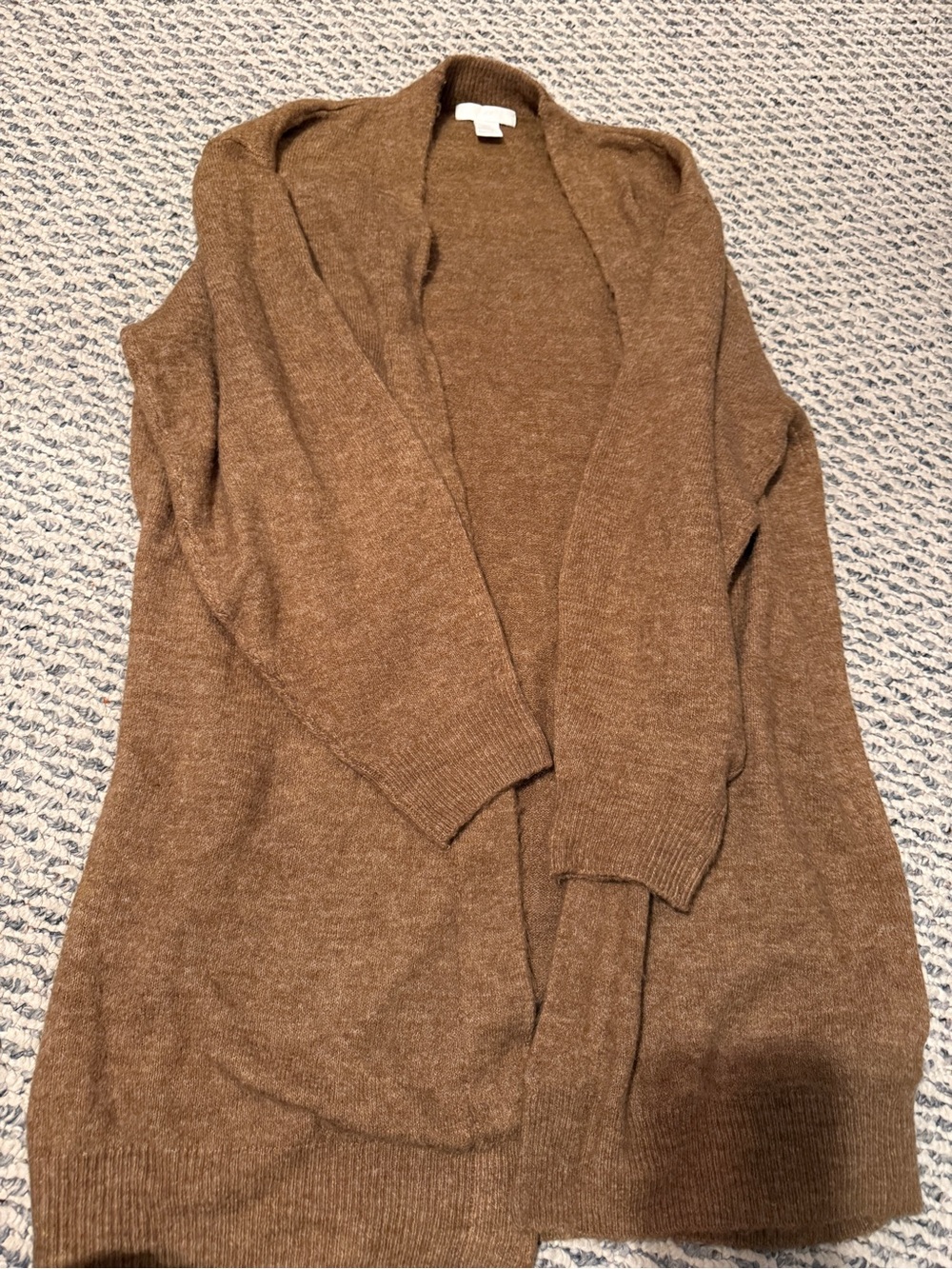 H&M women’s Camel Brown Knit Cardigan